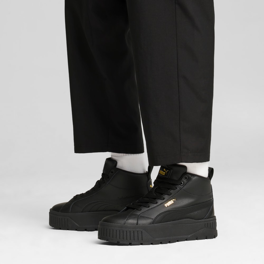 Ladies black puma sneakers discount