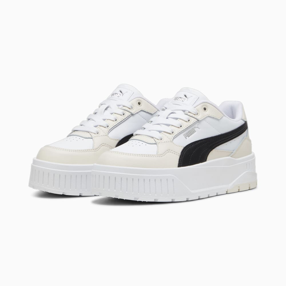 Изображение Puma Кеды Karmen II Idol Sneakers Women #2: PUMA White-PUMA Black-Alpine Snow
