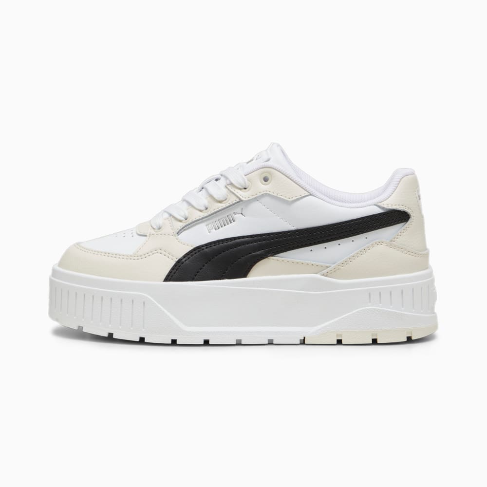 Зображення Puma Кеди Karmen II Idol Sneakers Women #1: PUMA White-PUMA Black-Alpine Snow