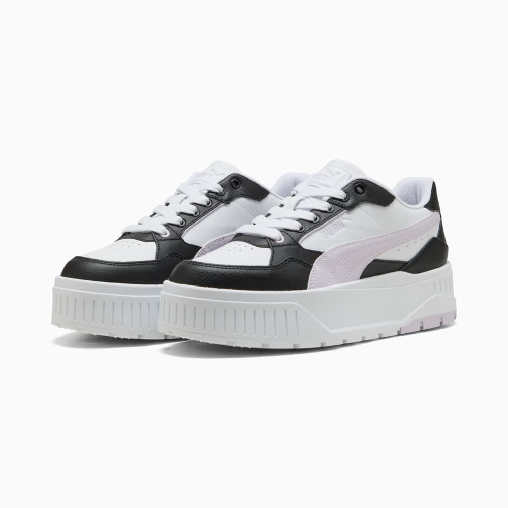 Изображение Puma Кеды Karmen II Idol Sneakers Women #2: PUMA White-Lilac Frost-PUMA Black