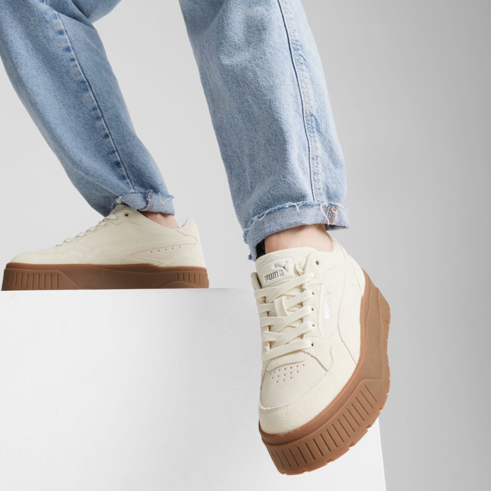 Зображення Puma Кеди Karmen II Idol Suede Sneakers Women #2: Frosted Ivory-Frosted Ivory