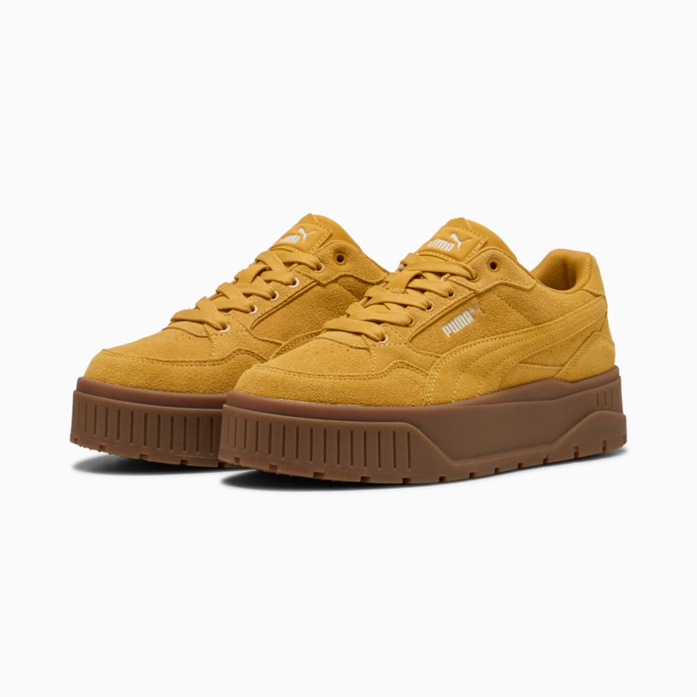 Изображение Puma Кеды Karmen II Idol Suede Sneakers Women #2: Archive Gold-Archive Gold