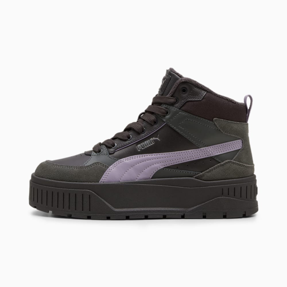 Зображення Puma Кеди Karmen II Idol Mid WTR Sneakers Women #1: Flat Dark Gray-Pale Plum-PUMA Silver