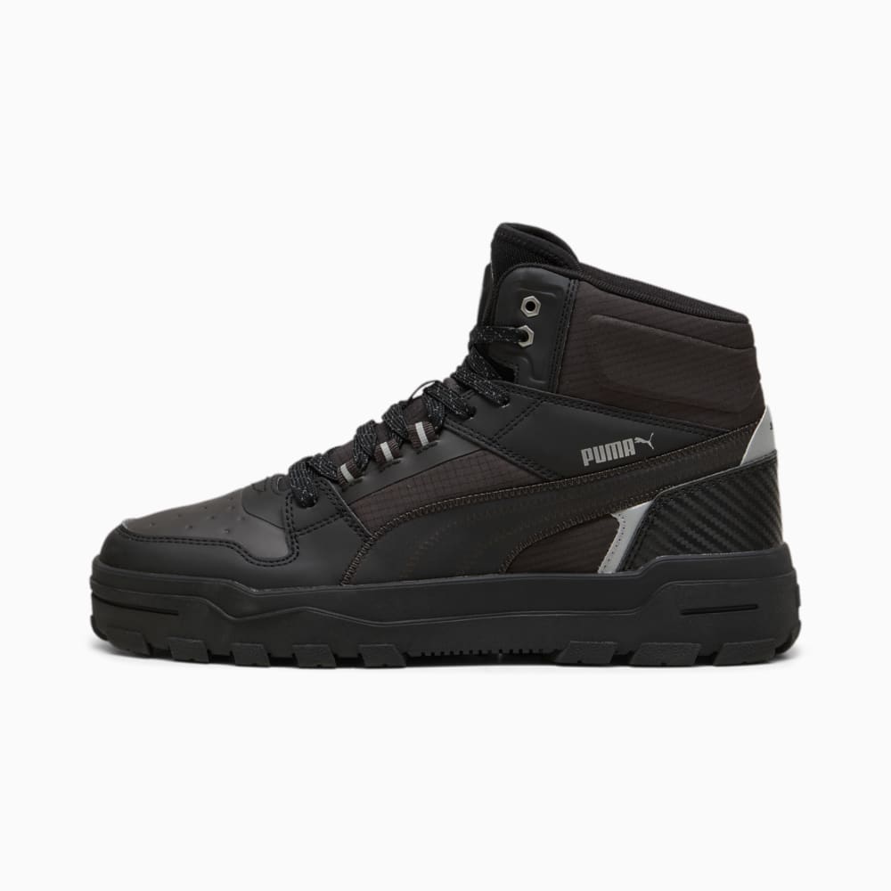 Изображение Puma Кроссовки Rebound Abrupt Open Road II Sneakers #1: Puma Aged Silver-PUMA Black-Flat Dark Gray