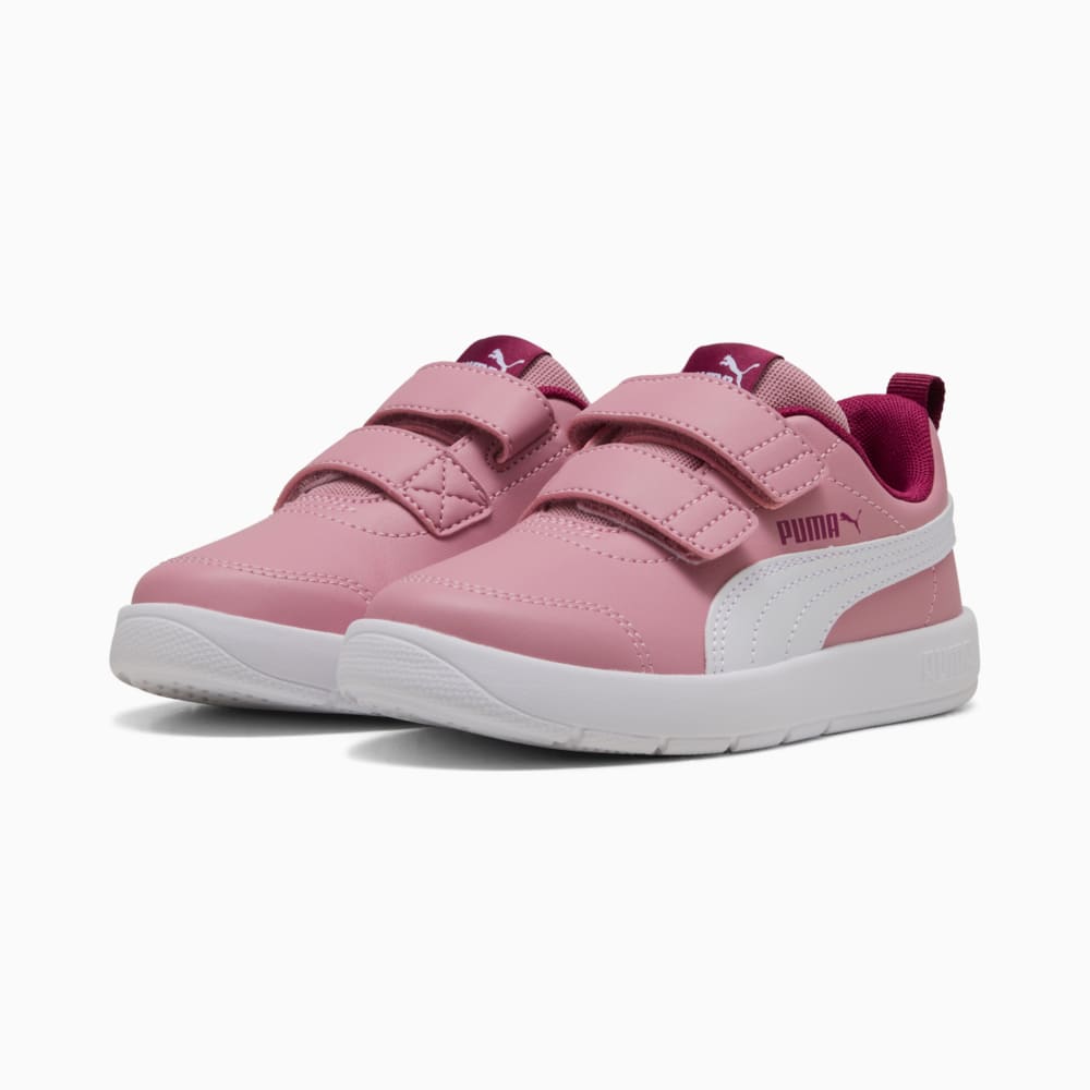 Зображення Puma Дитячі кеди Courtflex V3 Sneakers Kids #2: Poised Pink-PUMA White-Berry