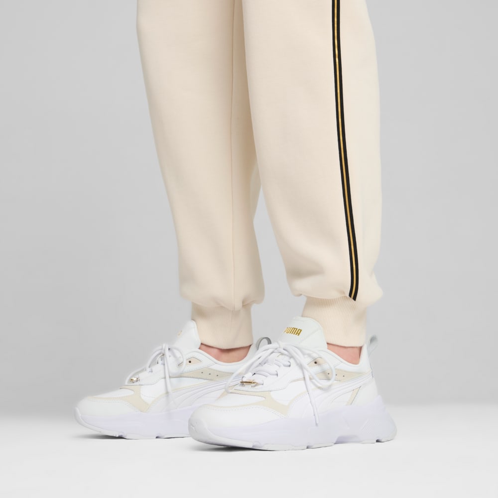 Изображение Puma Кроссовки Cassia Lux Sneakers Unisex #2: PUMA White-Alpine Snow-PUMA Gold