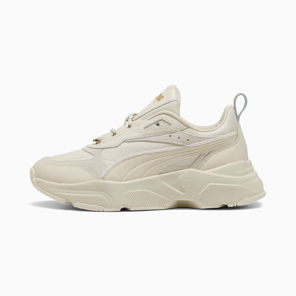 Изображение Puma Кроссовки Cassia Lux Sneakers Unisex #1: Alpine Snow-Frosted Ivory-PUMA Gold