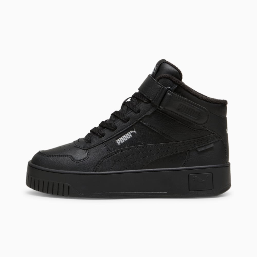 Зображення Puma Кеди Carina Street Mid WTR Sneakers Women #1: Puma Black-Puma Black-Puma Silver