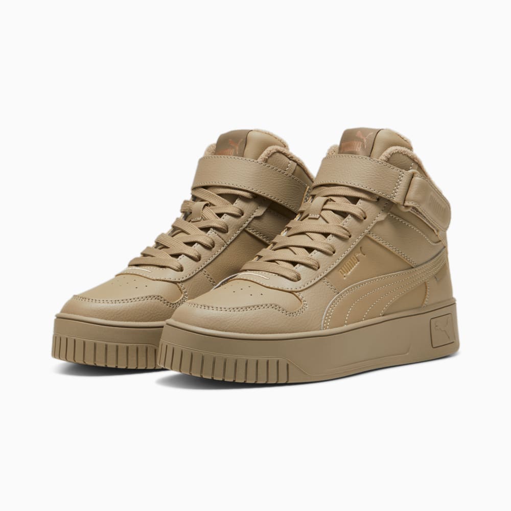 Изображение Puma Кеды Carina Street Mid WTR Sneakers Women #2: Oak Branch-Oak Branch-PUMA Gold