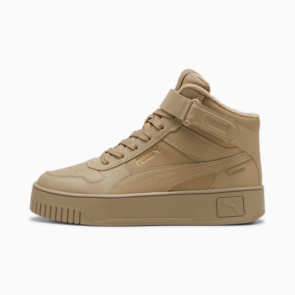 Изображение Puma Кеды Carina Street Mid WTR Sneakers Women #1: Oak Branch-Oak Branch-PUMA Gold