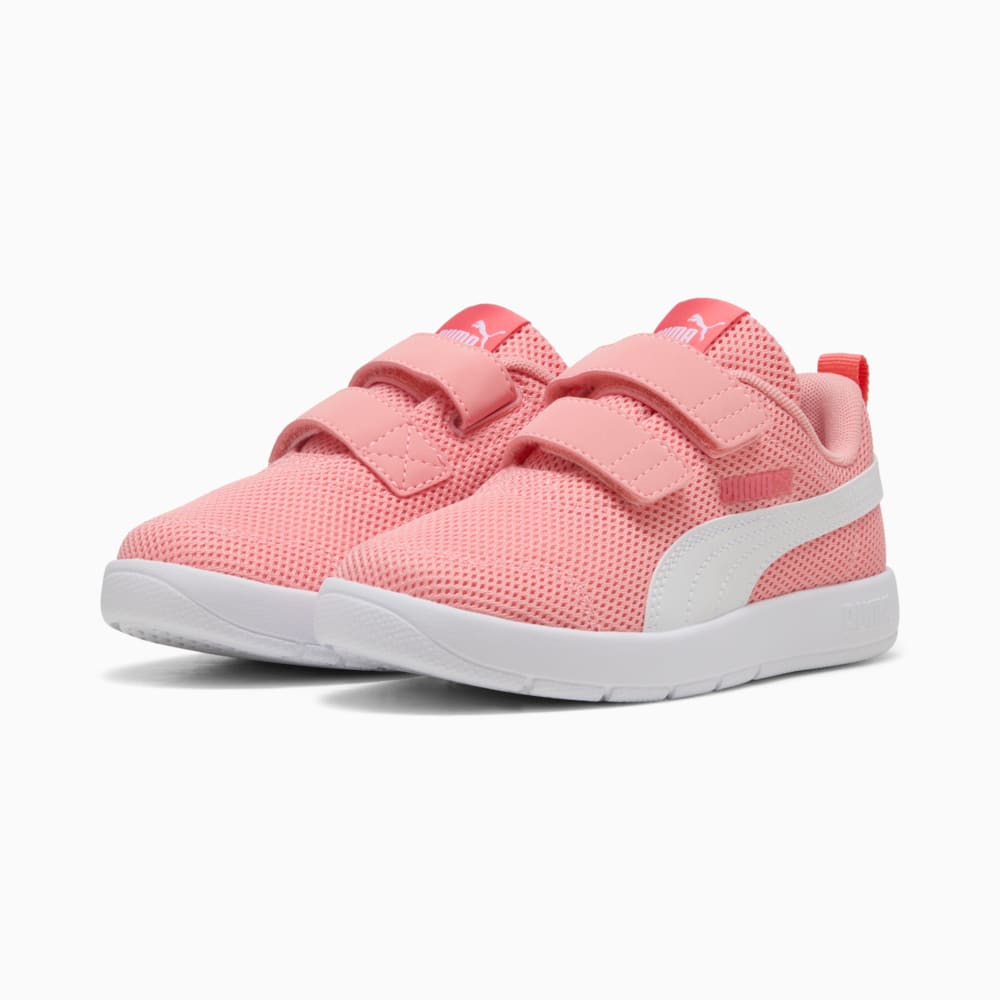 Зображення Puma Дитячі кеди Courtflex V3 Mesh Sneakers Kids #2: Pink Fruit-PUMA White-Peach Frost