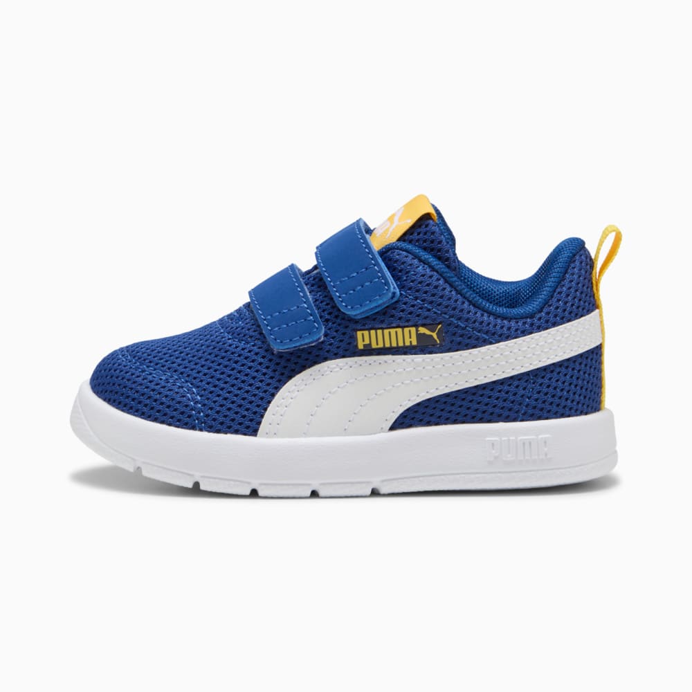 Зображення Puma Дитячі кеди Courtflex V3 Mesh Sneakers Toddlers #1: Clyde Royal-PUMA White-Sunny Yellow