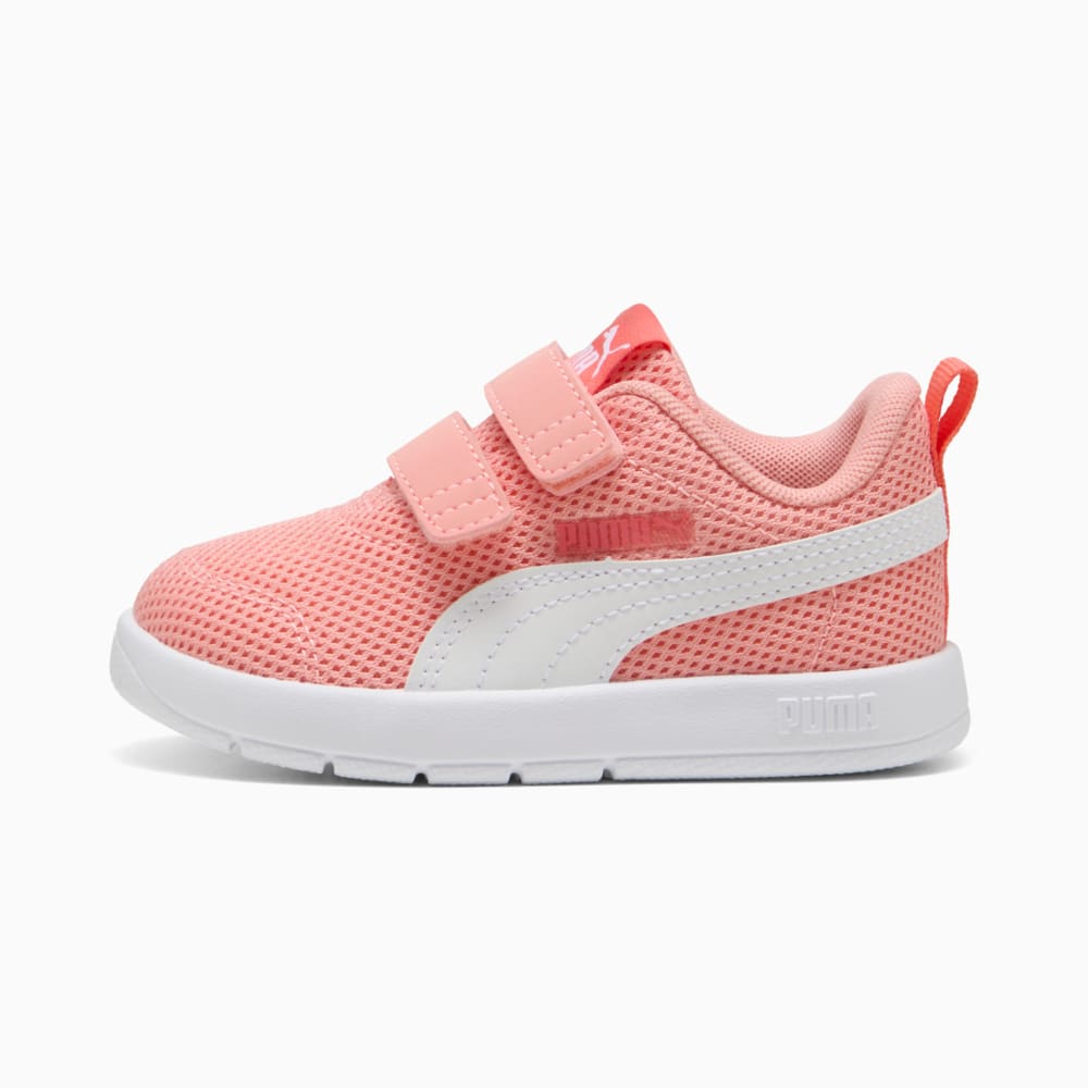 Зображення Puma Дитячі кеди Courtflex V3 Mesh Sneakers Toddlers #1: Pink Fruit-PUMA White-Peach Frost