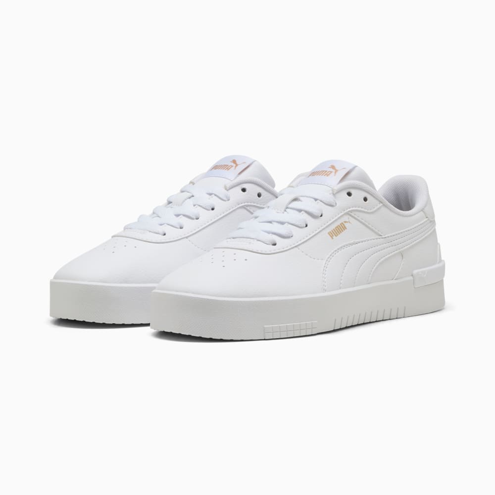 Изображение Puma Кеды Jola Sneakers Women #2: PUMA White-PUMA White-PUMA Gold