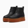 Изображение Puma Ботинки Mayze Wellis Leather Mid Sneakers Women #2: Puma Black
