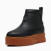 Изображение Puma Ботинки Mayze Wellis Leather Mid Sneakers Women #6: Puma Black