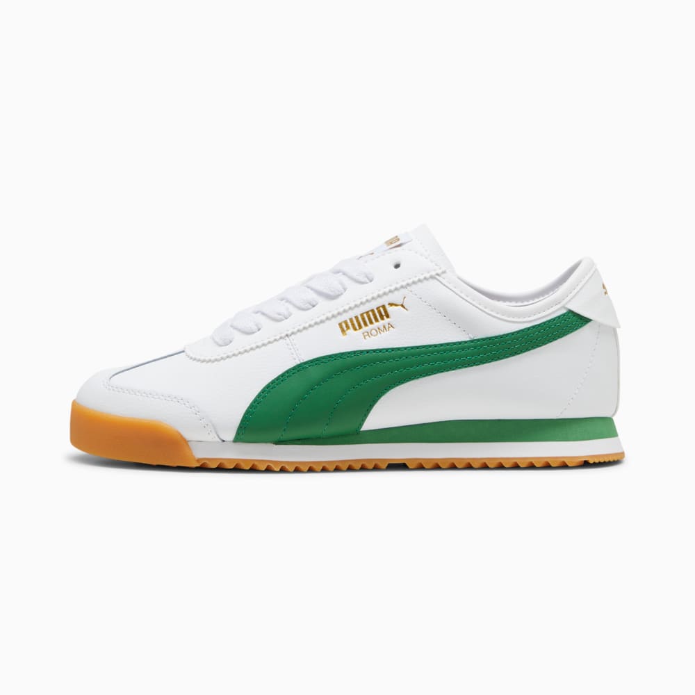 Изображение Puma Кроссовки Roma 68 Revival Sneakers Unisex #1: PUMA White-Archive Green-Gum