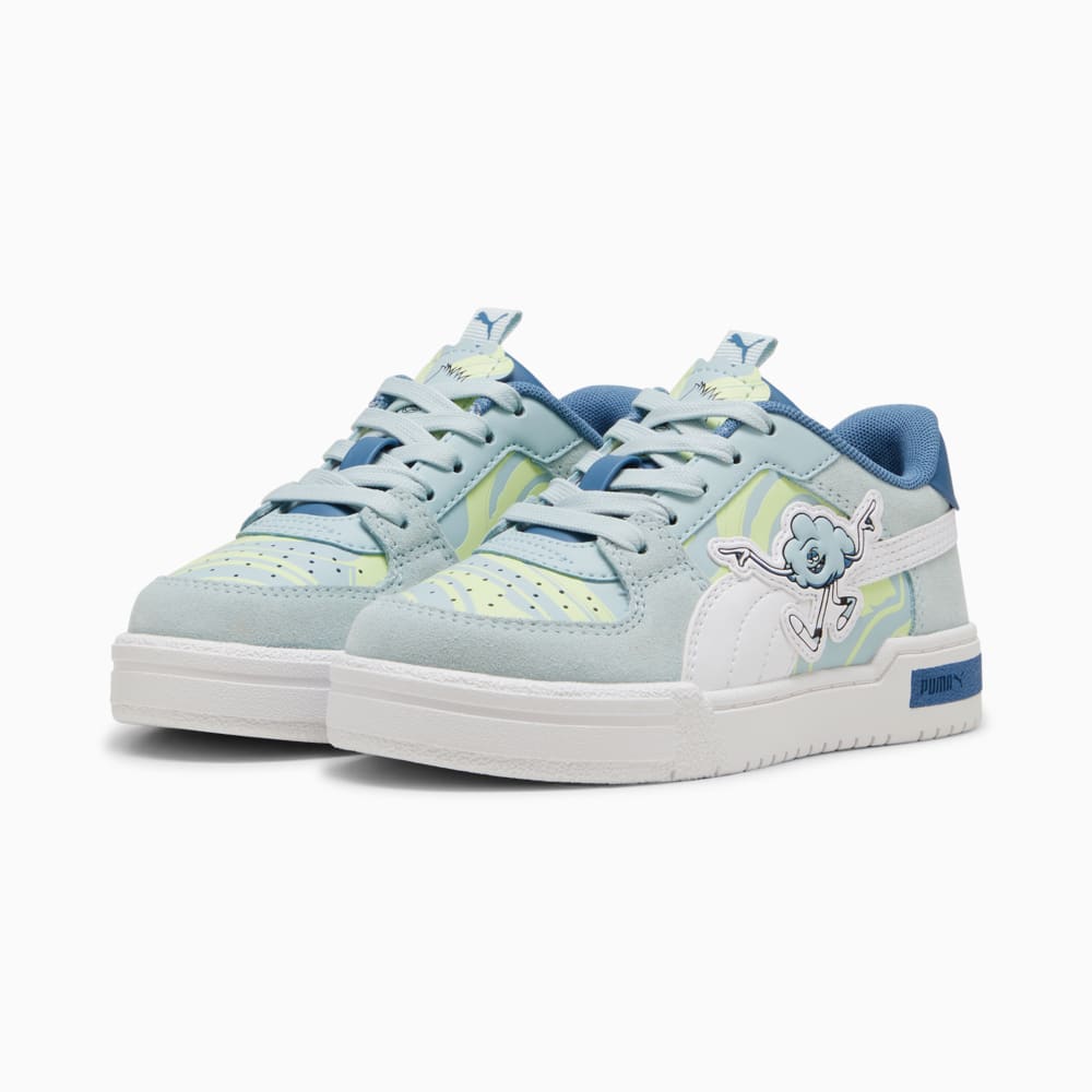Изображение Puma Детские кеды PUMA x TROLLS 2 CA Pro Sneakers Kids #2: Frosted Dew-PUMA White