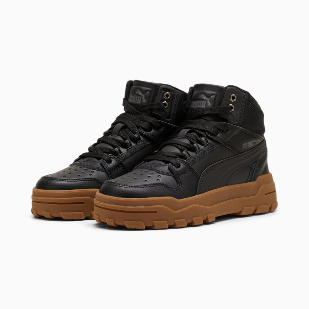 Изображение Puma Ботинки Rebound Abrupt Sneakers Youth #2: PUMA Black-Shadow Gray-Gum