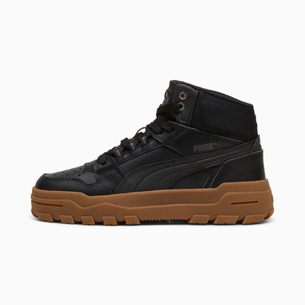 Изображение Puma Ботинки Rebound Abrupt Sneakers Youth #1: PUMA Black-Shadow Gray-Gum