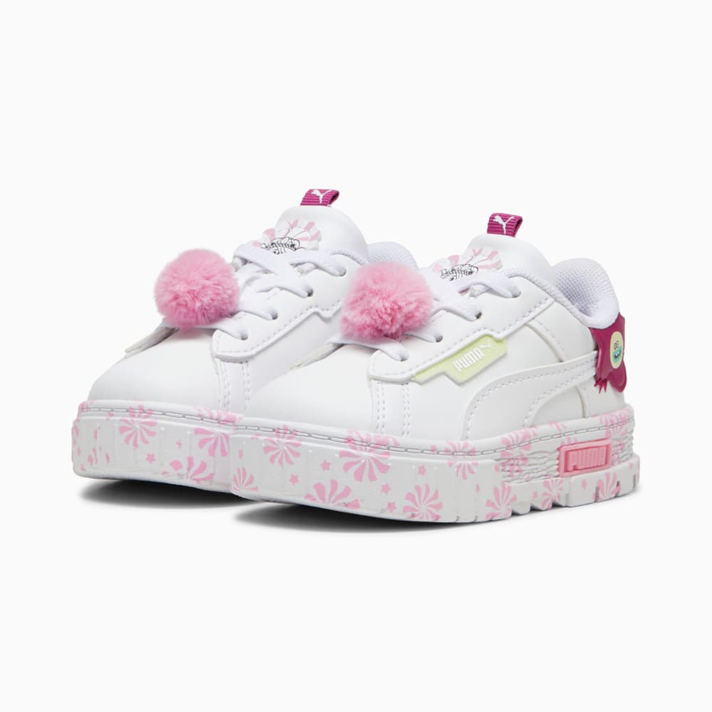 Зображення Puma Дитячі кеди Mayze Crashed Trolls 2 Sneakers Toddler #2: PUMA White-Mauved Out