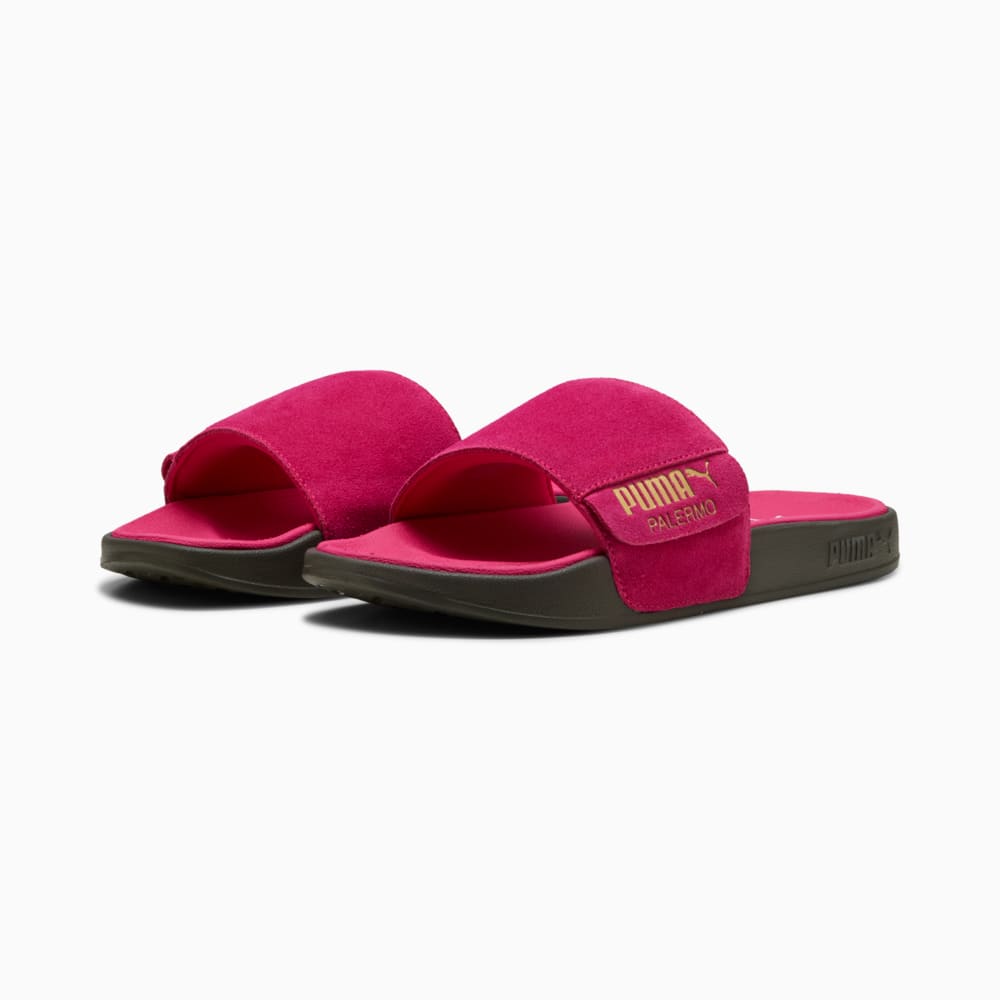 Изображение Puma Шлепанцы Leadcat 2.0 Palermo Foil Slides Unisex #2: PUMA Pink-PUMA Gold-Gum
