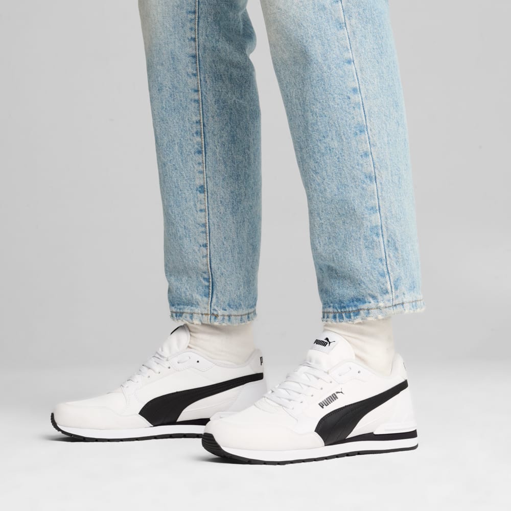 Зображення Puma Кросівки ST Runner v4 Nylon Sneakers Unisex #2: PUMA White-PUMA Black-Cast Iron