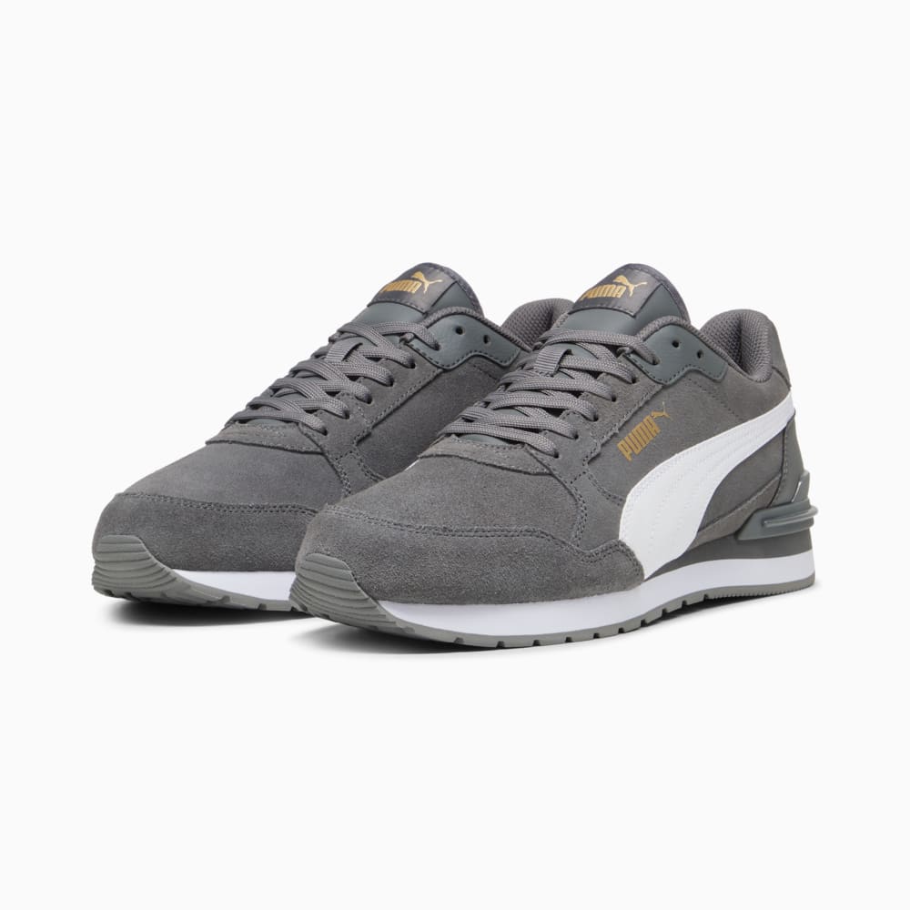 Grey and white puma top