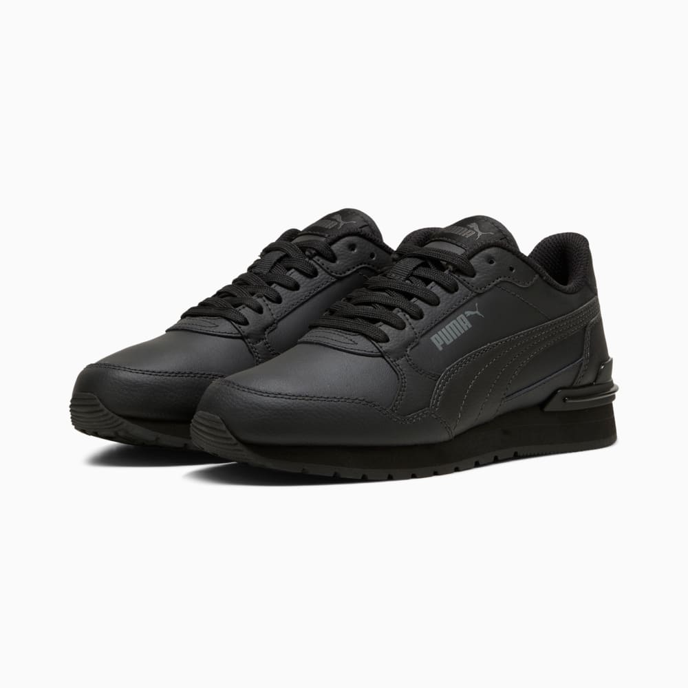 Зображення Puma Кросівки ST Runner v4 Leather Sneakers Youth #2: PUMA Black-Shadow Gray