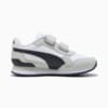 Изображение Puma Детские кроссовки ST Runner v4 Nylon Sneakers Kids #5: PUMA White-New Navy-Cool Light Gray