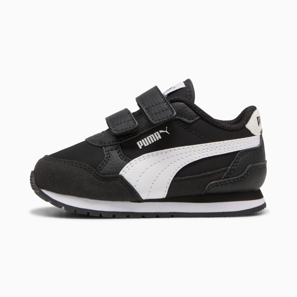 Изображение Puma Детские кроссовки ST Runner v4 Nylon Sneakers Toddlers #1: Puma Black-Puma White