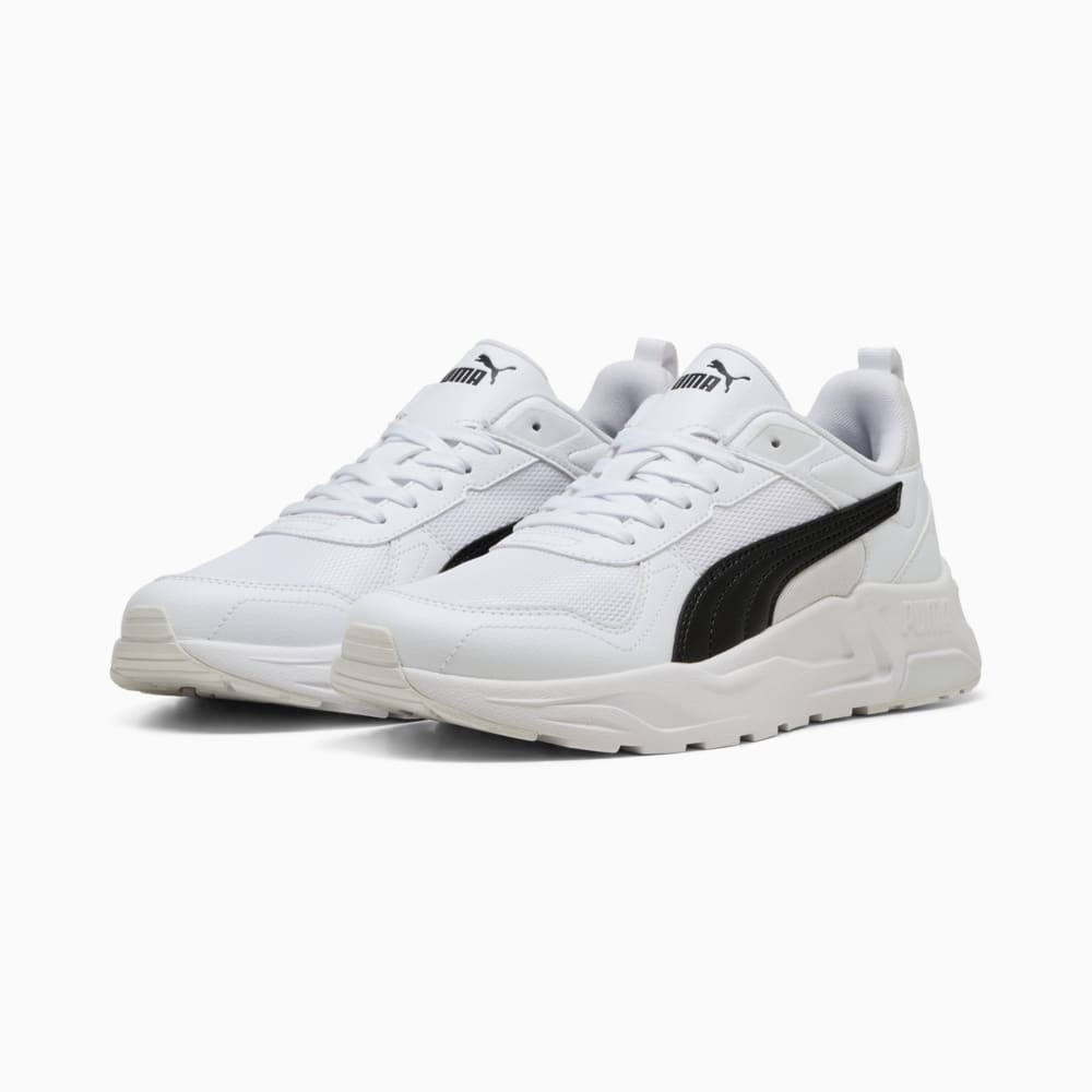Изображение Puma Кроссовки Trinity 2 Sneakers Unisex #2: PUMA White-PUMA Black-Feather Gray