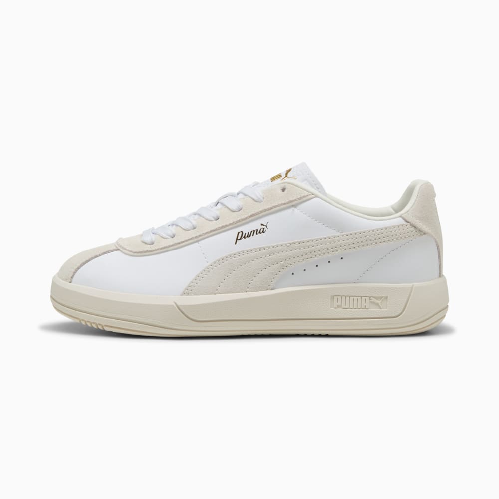 Изображение Puma Кеды PUMA Club Klassika Sneakers Women #1: PUMA White-Warm White-PUMA Gold