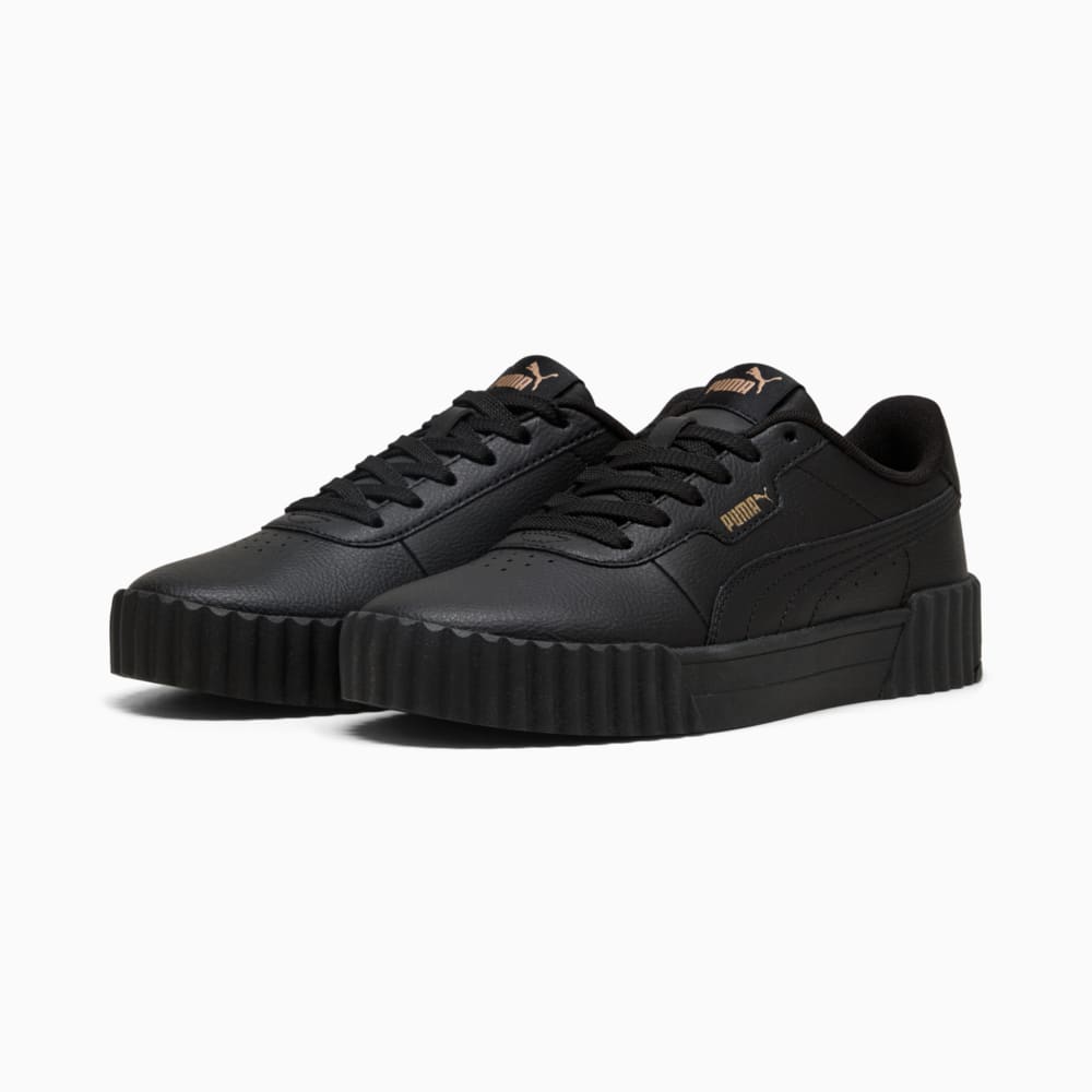 Зображення Puma Кеди Carina 3.0 Sneakers Women #2: PUMA Black-PUMA Gold