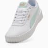 Зображення Puma Кеди Carina 3.0 Sneakers Women #6: PUMA White-Peaceful Blue-PUMA Gold