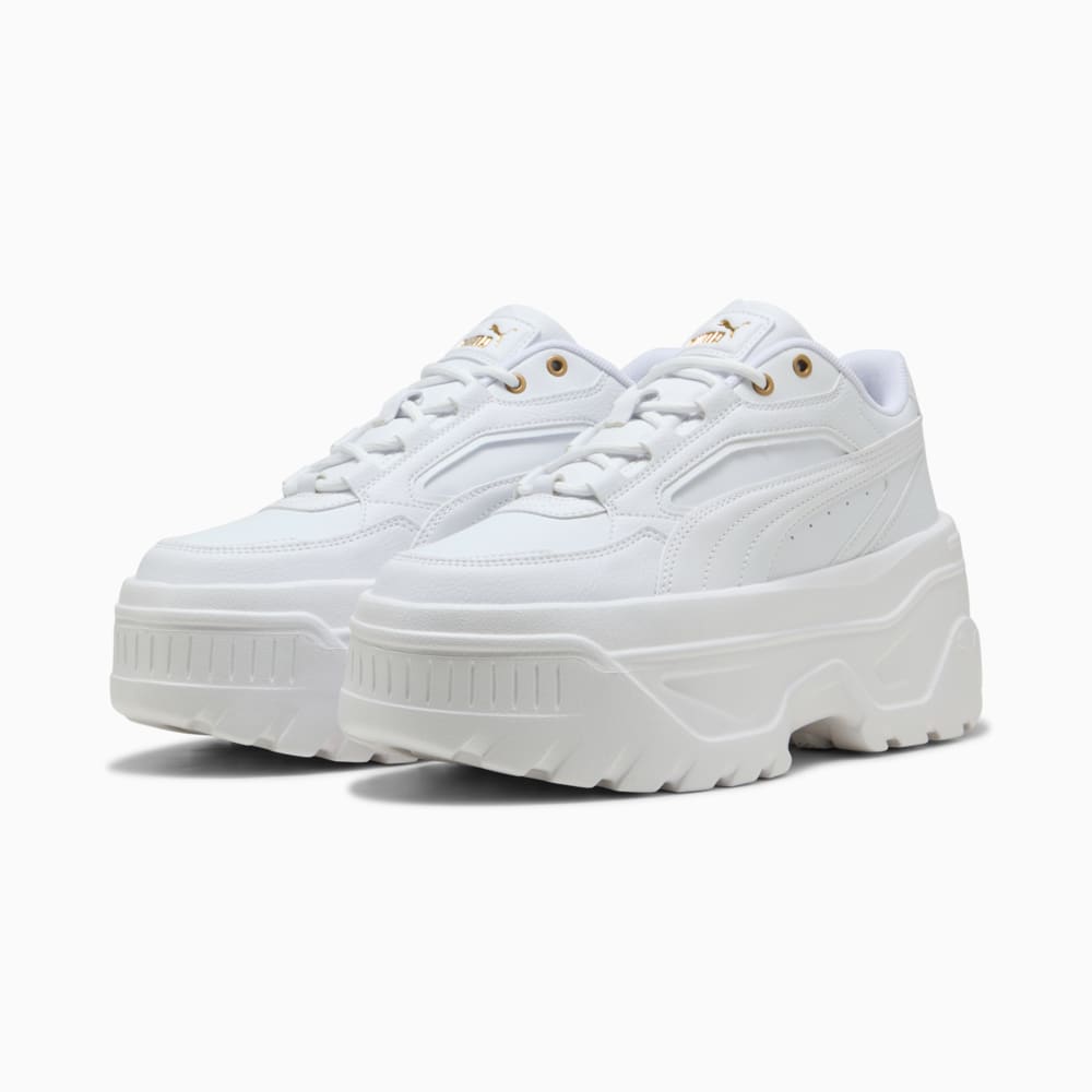Изображение Puma Кроссовки Karmen X-TRA Sneakers Women #2: PUMA White-PUMA White-PUMA Gold