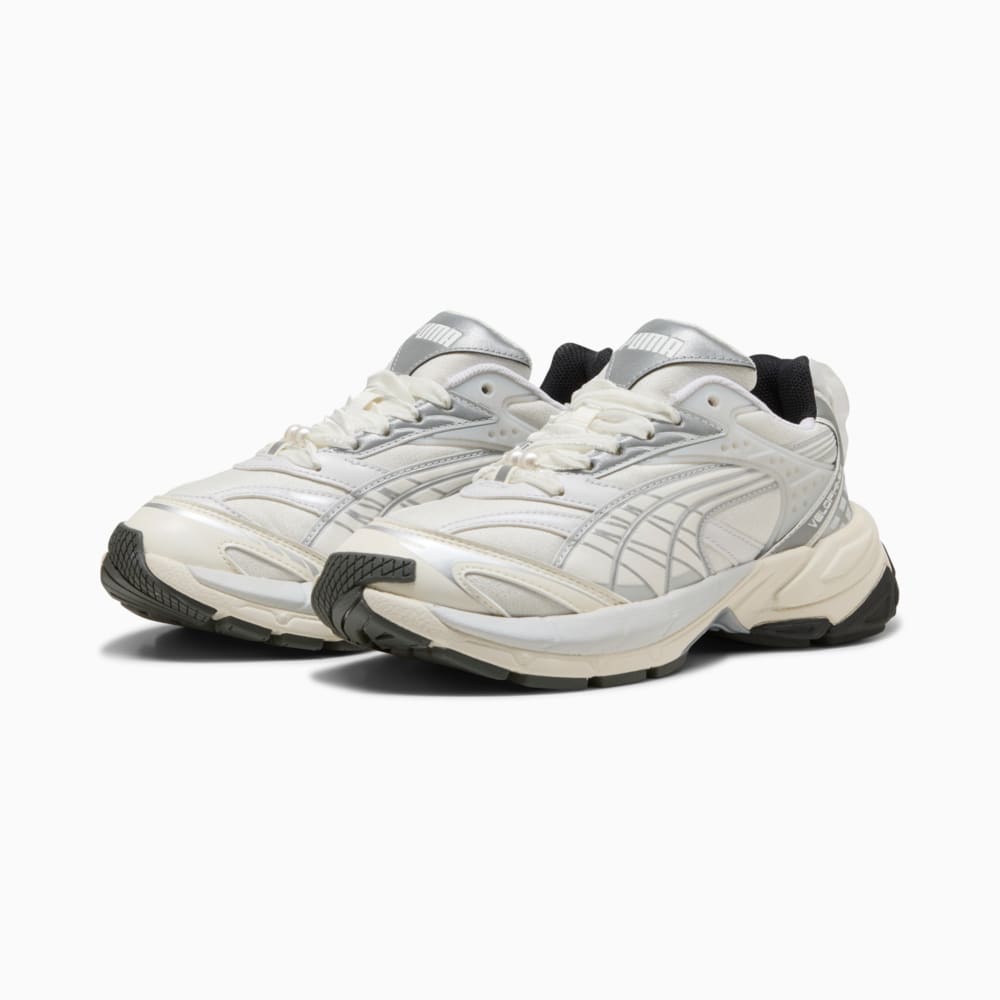 Изображение Puma Кроссовки Velophasis Glam Athletics Women #2: Warm White-Feather Gray