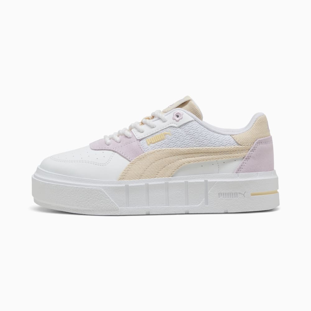 Зображення Puma Кеди Cali Court Summer Feels Sneakers Youth #1: PUMA White-Alpine Snow-Lilac Frost