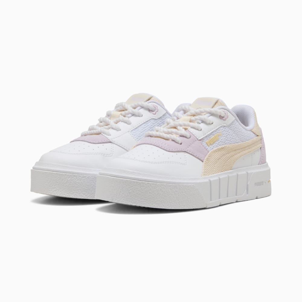 Зображення Puma Дитячі кеди Cali Court Summer Feels Sneakers Kids #2: PUMA White-Alpine Snow-Lilac Frost