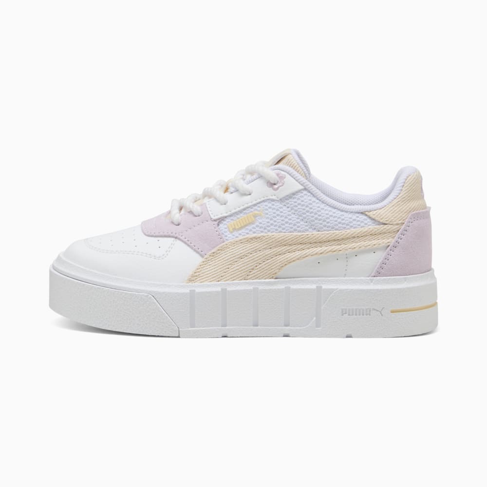Зображення Puma Дитячі кеди Cali Court Summer Feels Sneakers Kids #1: PUMA White-Alpine Snow-Lilac Frost