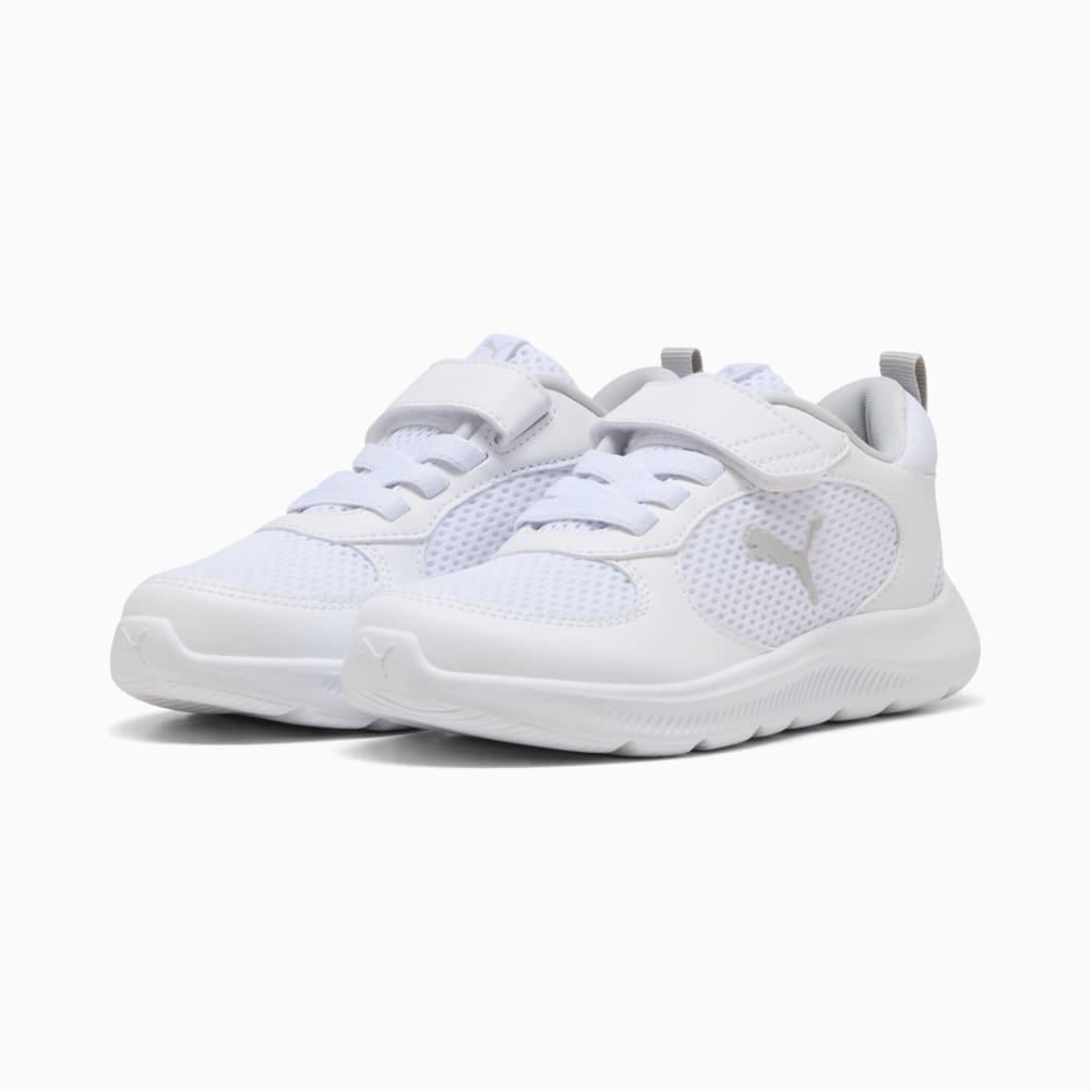 Изображение Puma Детские кроссовки Puma Fun Racer 2 Sneakers Kids #2: PUMA White-Cool Light Gray