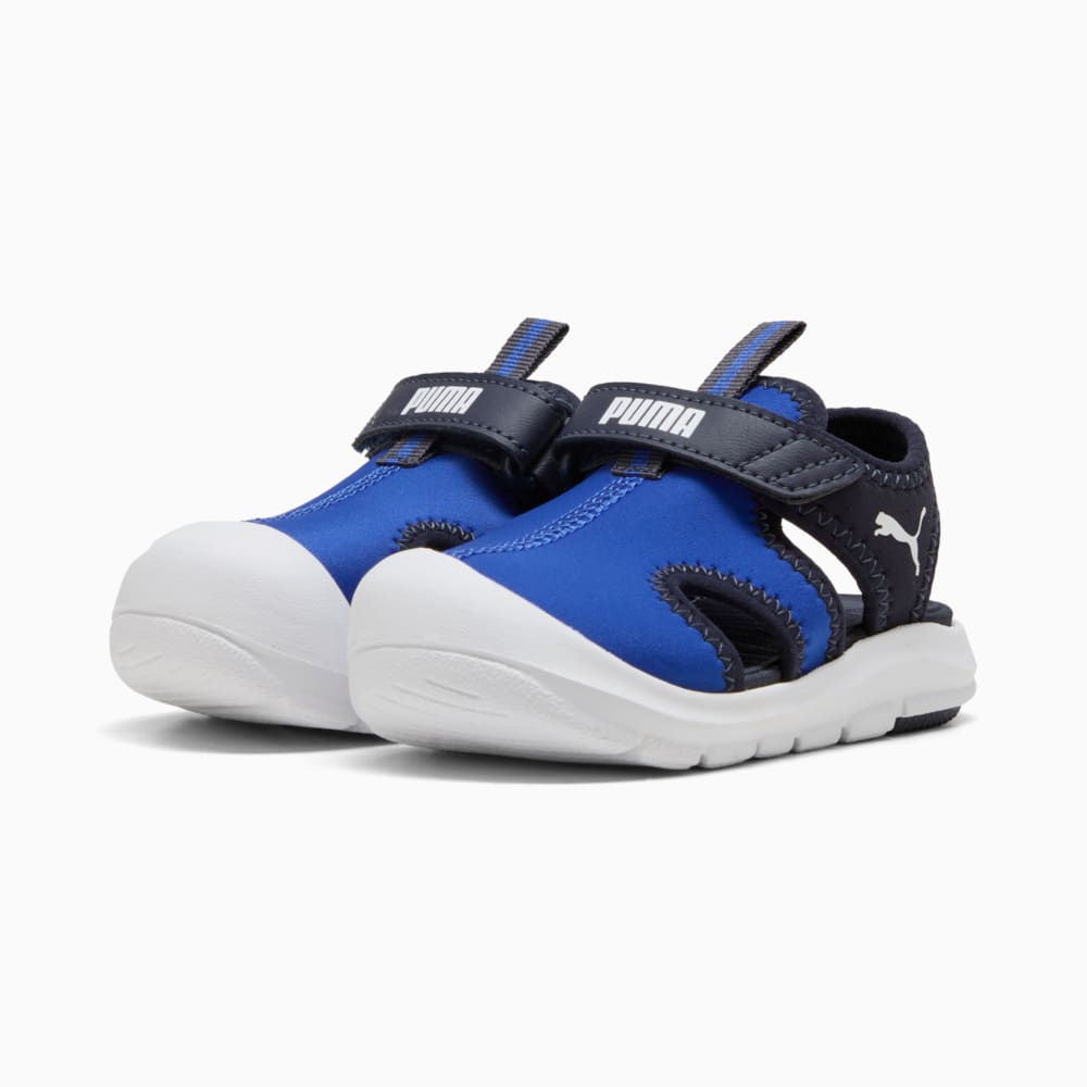 Изображение Puma Детские сандали Fun Racer Sandals Toddler #2: Vivid Blue-PUMA White-New Navy
