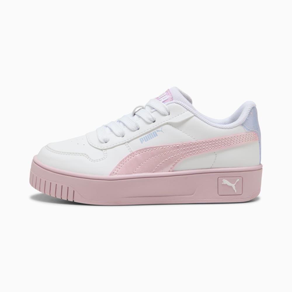 Изображение Puma Детские кеды Carina Street Blurry Dreams Sneakers Kids #1: PUMA White-Rose Mauve-Cool Weather
