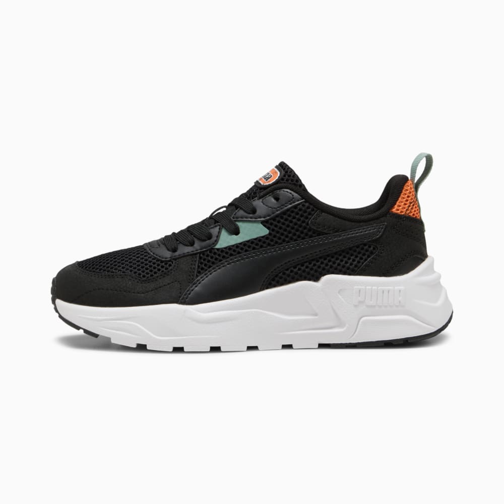 Зображення Puma Кросівки Trinity Lite Mid 90s Sneakers Youth #1: PUMA Black-Green Moon-Maple Syrup