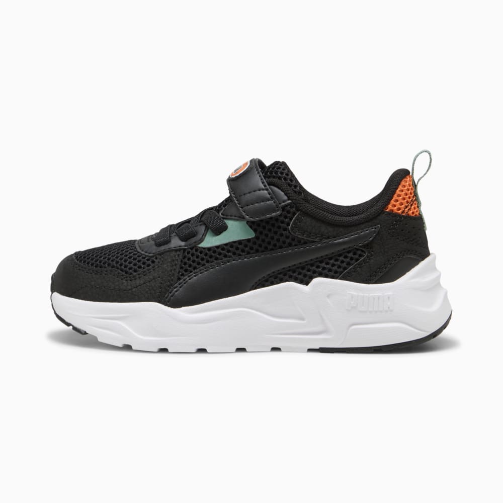 Изображение Puma Детские кроссовки Trinity Lite Mid 90s Sneakers Kids #1: PUMA Black-Green Moon-Maple Syrup