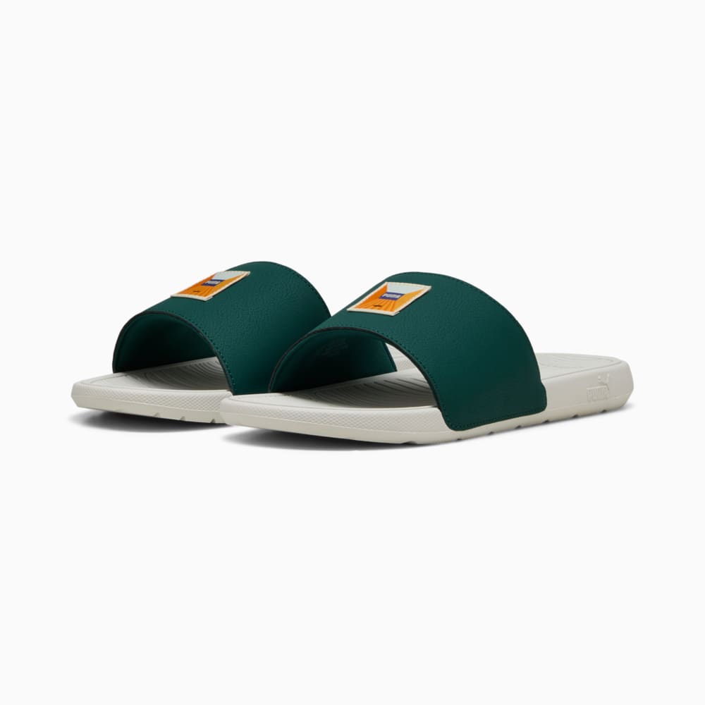 Зображення Puma Шльопанці Cool Cat 2.0 Greenside Slides Unisex #2: Dark Myrtle-Warm White