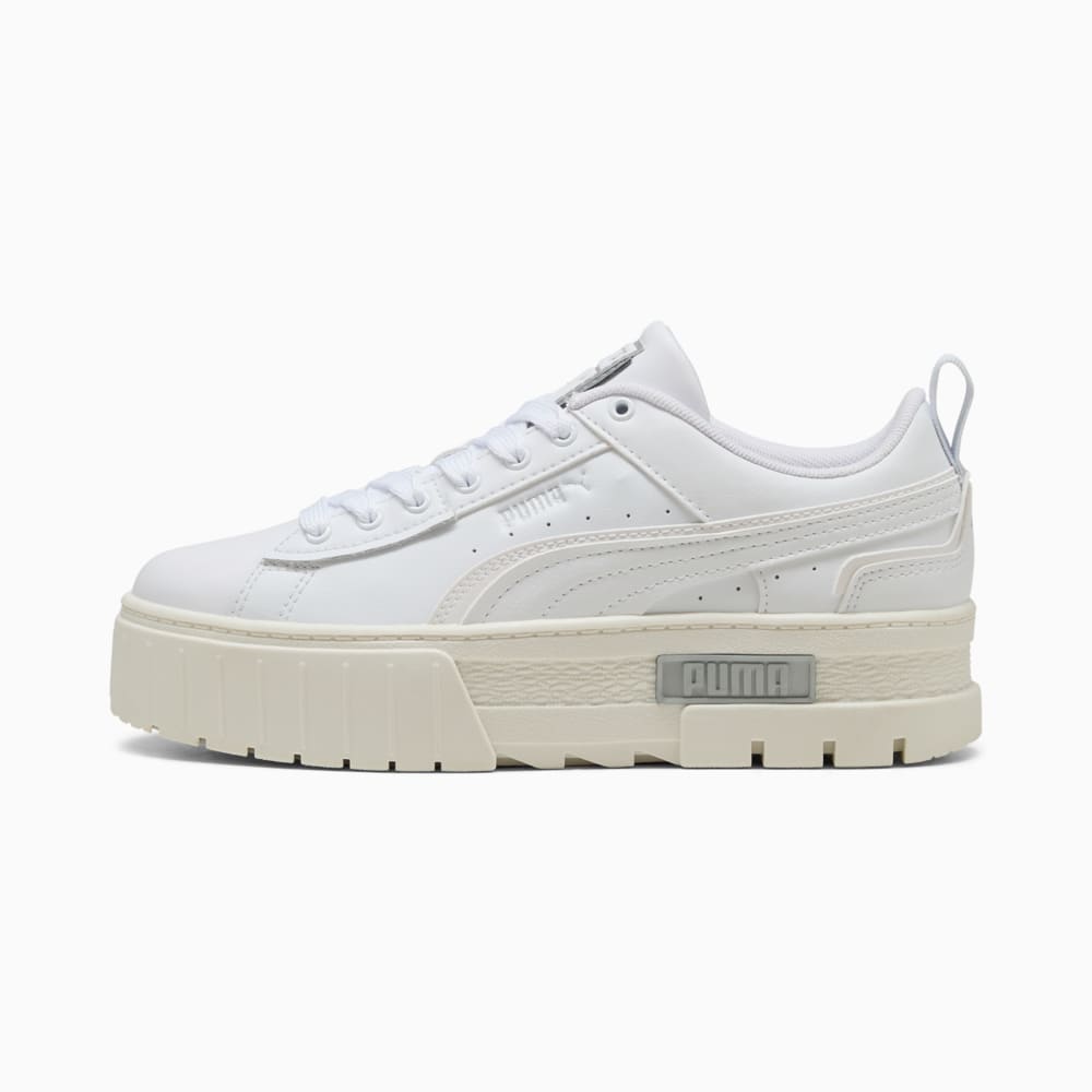 Изображение Puma Кеды Mayze UT Reflect Sneakers Women #1: Puma White-Puma White-Puma Silver