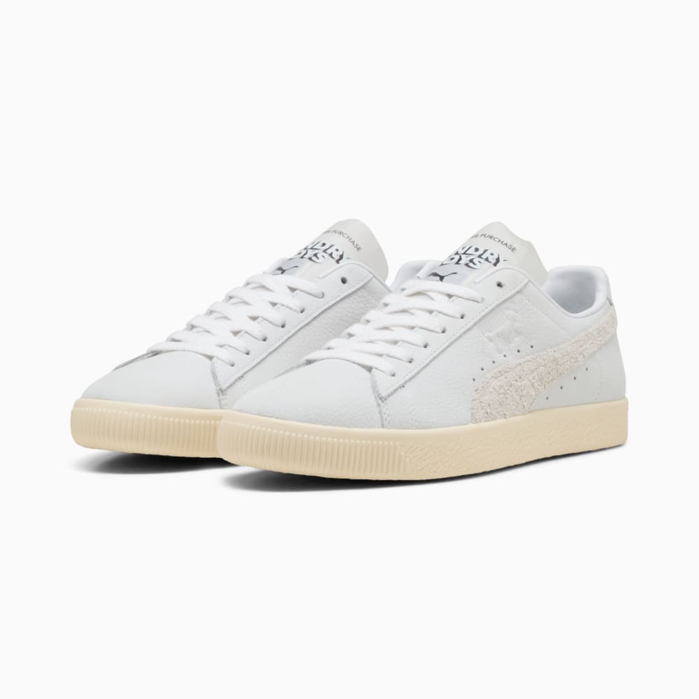 Изображение Puma Кеды Clyde Laundry Boys II Sneakers Unisex #2: PUMA White-Frosted Ivory