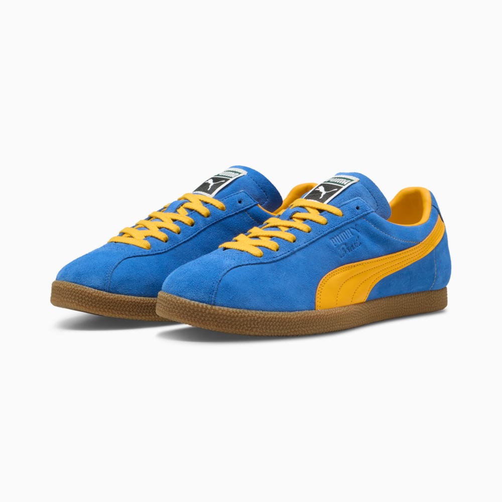 Изображение Puma Кеды Brasil Sneakers Unisex #2: Vivid Blue-Tangerine