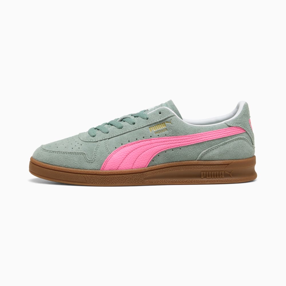 Изображение Puma Кеды Indoor Soft Sneakers #1: Green Moon-Sun Struck